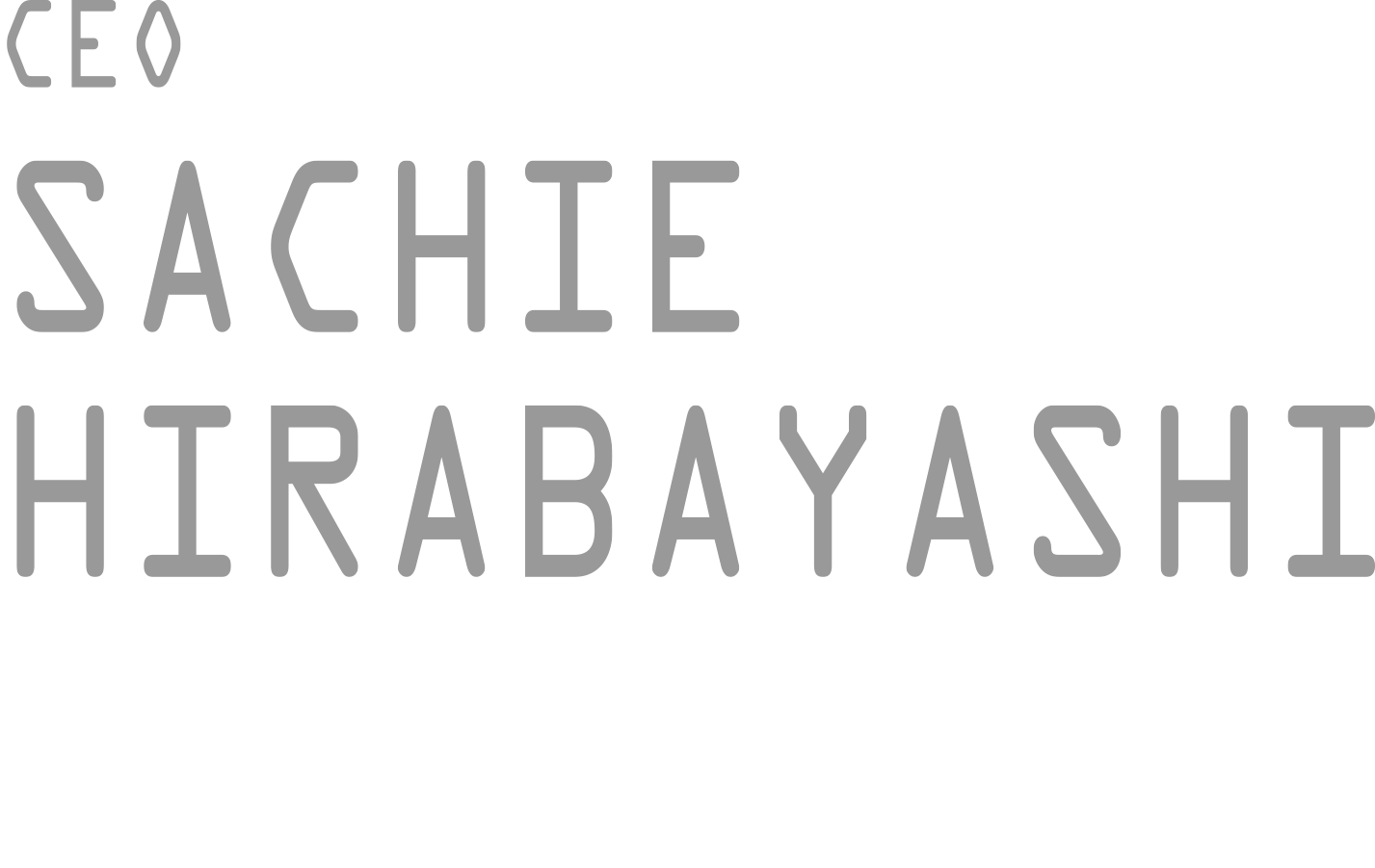 代表取締役　平林 幸恵（ひらばやし さちえ）北林雨夏